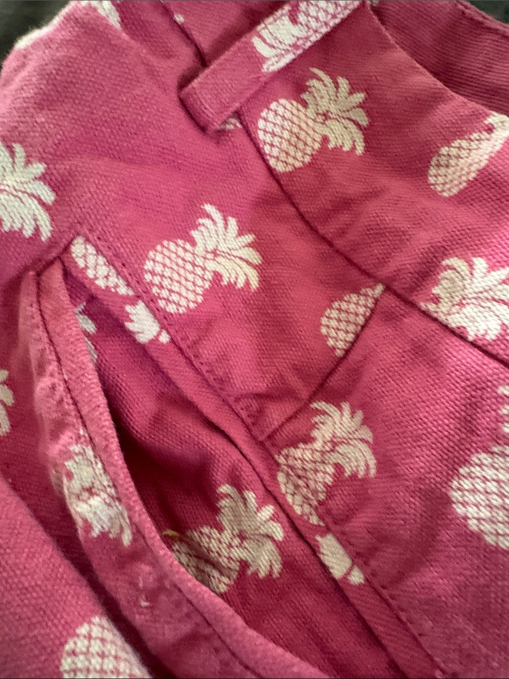 Preppy Girl Women’s Pink & blue Print Cotton Shorts — Casual Summer Staple - Picture 8 of 9